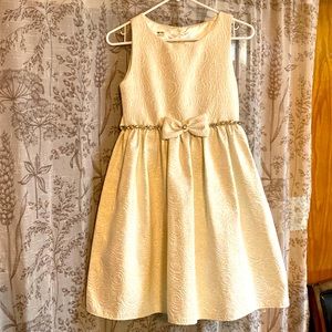 Beautiful cream girl dress